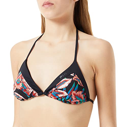 Pinko Damen Bikinioberteil Tecno JERS Bikini, Rz5_Mult.rot/schwarz, L von Pinko