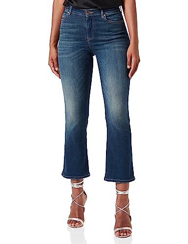 Pinko Damen Brenda Bootcut Denim Stretch Jeans, PJ5_LAVAGGIO Dirty Scuro, von Pinko