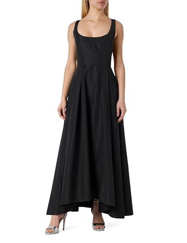 Pinko Damen Champagner Taftkleid Lässiges Abendkleid, Z99_Schwarz Limousine, 40 von Pinko