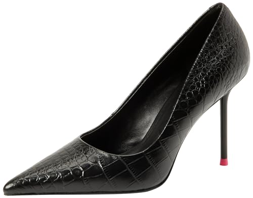 Pinko Damen Chopin Dekollete Leder St.Cocc Pumps, zd0 Black Black, 40 EU von Pinko