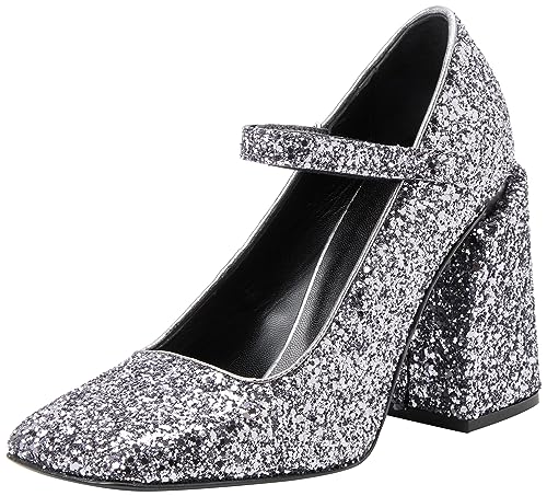 Pinko Damen Claudie Glitter Mary Jane Schuh, Zzi Gewehrrohr frei, 38 EU von Pinko