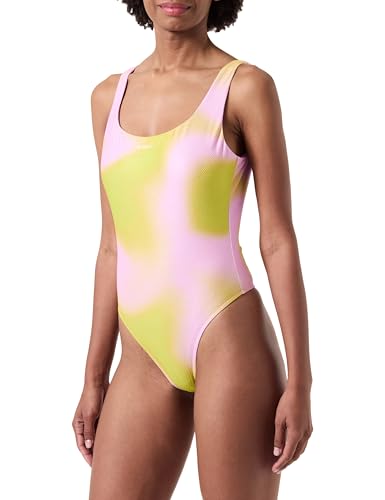Pinko Damen Dahila Kostüm Tecno Piquet St. Sfumata Badeanzug, Hn1_Gelb/Rosa, L Pinko Damen Dahila Kostüm Tecno Piquet St. Sfumata Badeanzug, Hn1_Gelb/Rosa, L von Pinko