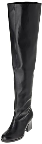 Pinko Damen Dussek Kunstleder Mode-Stiefel, Z99 Schwarz Limousine, 35 EU von Pinko