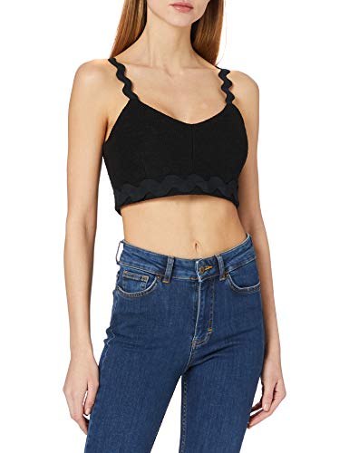 Pinko Damen EUFORICO Mode-Weste, Z99_Schwarz Limousine, 38 von Pinko