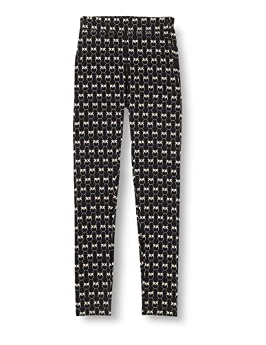 Pinko Damen Geloso 3 Georgette St Leggings, ZCB_Schwarz/Creme, XS von Pinko