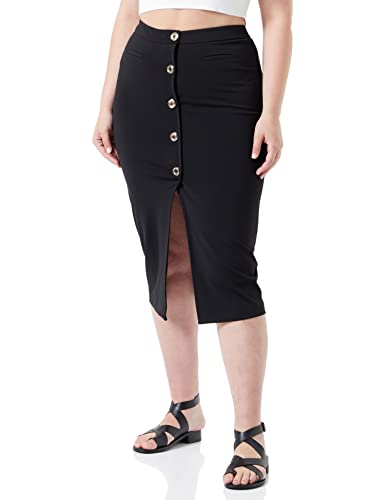 Pinko Damen Gigante Gonna Punto STOFFA SCU Rock, Z99_Nero Limousine, 42 von Pinko