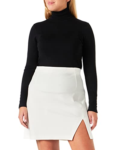 Pinko Damen Glenda Gonna Punto STOFFA Rock, Z05_Bianco-BIANCANEVE, 46 von Pinko