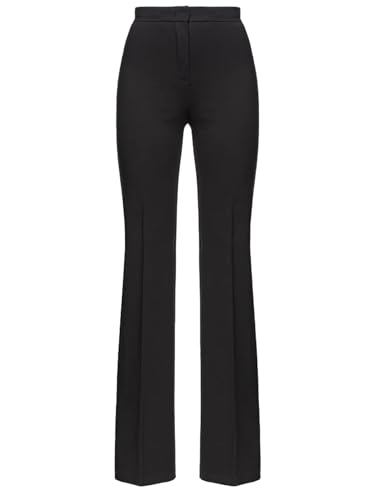 Pinko Damen HULKA Pantalone Punto STOFFA S Hose, Z99_Nero Limousine, 42 von Pinko