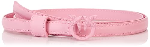 Pinko Damen Love Berry H1 Belt VIT.Seide Gürtel, P31b_rosa Marine-Block Color, XS von Pinko