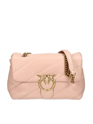 Pinko Damen Love Classic Puff CL Sheep NAP Handtasche, O81Q_Cipria-Antique Gold von Pinko