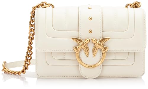 Pinko Damen Love One Mini CL Single Side Sheep Nappa Line Quilt Tasche, Z14q_Seide-Antik-Gold Pinko Damen Love One Mini CL Single Side Sheep Nappa Line Quilt Tasche, Z14q_Seide-Antik-Gold von Pinko