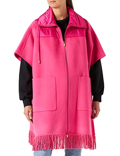 Pinko Damen Mara Double + T Umhang, O28_Magenta, Medium von Pinko