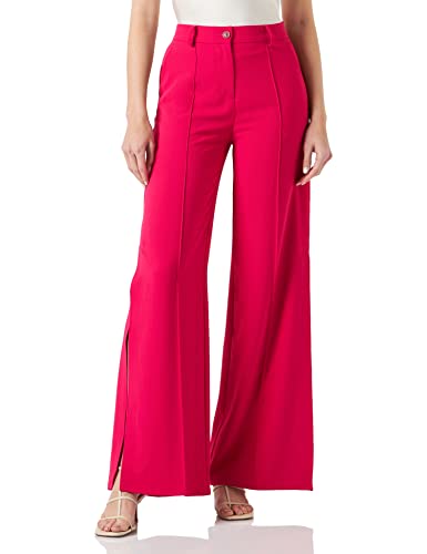 Pinko Damen PUREZA Pantalone Crepe FLUIDO Hose, P87_Fuxia, 40 von Pinko