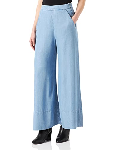 Pinko Damen Paolina 1 Cropped Palazzo PJ72 Hose, G76_Cielo-BLU Skyway, 25 von Pinko