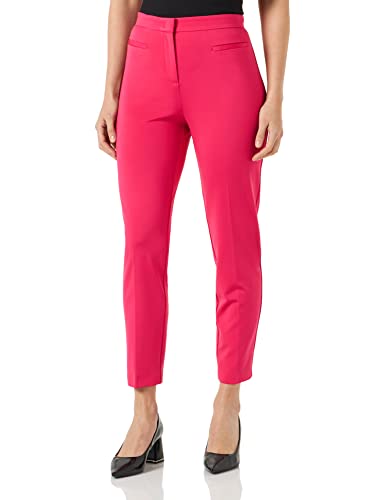 Pinko Damen Perfetto Pantalone Punto Stoff Hose, P87_Fuxia, 40 von Pinko