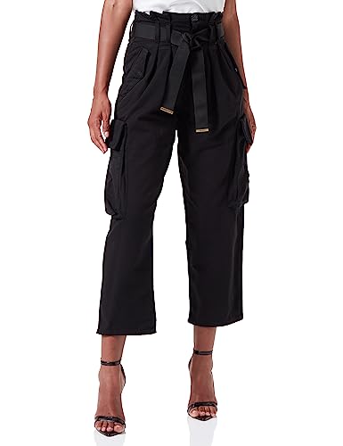 Pinko Damen RONFARE Pantalone GABARDINA TI Hose, Z98_Nero CAVIALE, 38 von Pinko