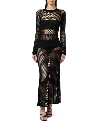 Pinko Damen Rosskastanie, Multi-Finesse Cocktailkleid, Z99_Schwarz Limousine, L von Pinko