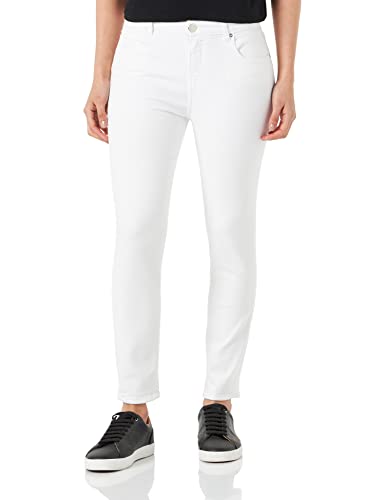 Pinko Damen Sabrina Skinny Bull Power Jeans, Z04_Bianco Brillante, 29 von Pinko