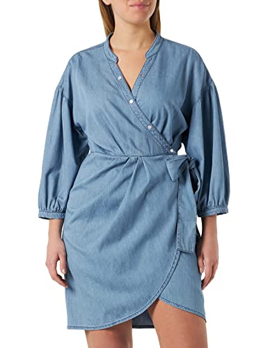 Pinko Damen Scuderia Fluido Denim Kleid, Blau, DE 32(Herstellergröße: 38) von Pinko