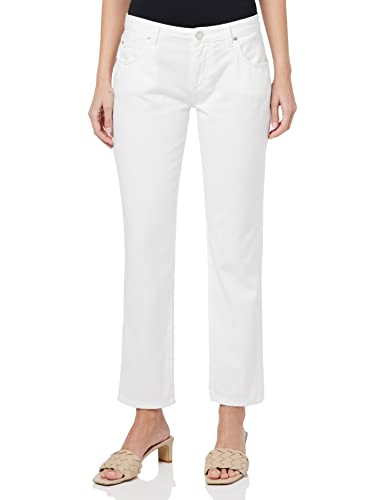 Pinko Damen Shakira Slim Bull Stretch Jeans, Z04_Bianco Brill, 28 von Pinko