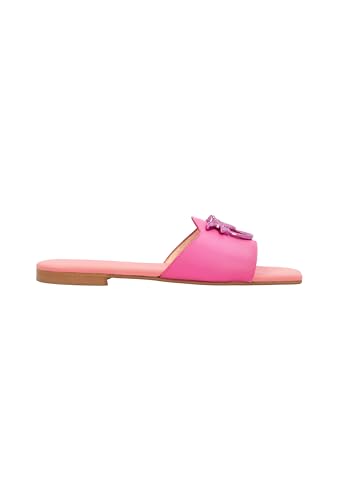 Pinko Damen Slipper Calf Leather Schiebe-Sandalen, Rosa, 36 EU von Pinko