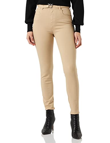 Pinko Damen Susan Skinny Bull Power Jeans, O37_BEIGE Rugby, 29 von Pinko