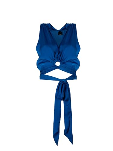 Pinko Damen Tremulo Top Fluid Ultralight Unterhemd, G00_Blau Surf im Web, 38 cm Pinko Damen Tremulo Top Fluid Ultralight Unterhemd, G00_Blau Surf im Web, 38 cm von Pinko