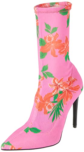 Pinko Damen Valentine Retina St Halblange Stiefel, Ynr Mult Fuchsia Rot, 35 EU von Pinko