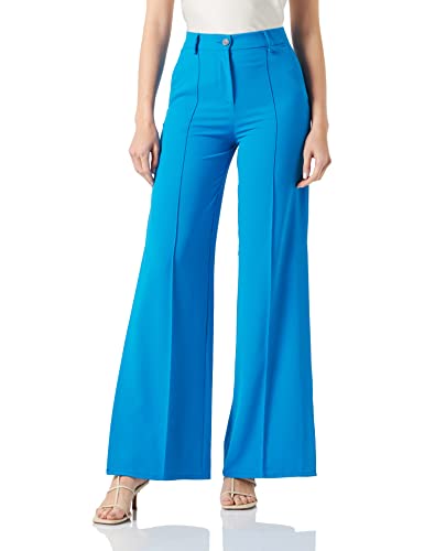 Pinko Pureza Crepe Fluidhose für Damen, F71_blau Register, 48 von Pinko