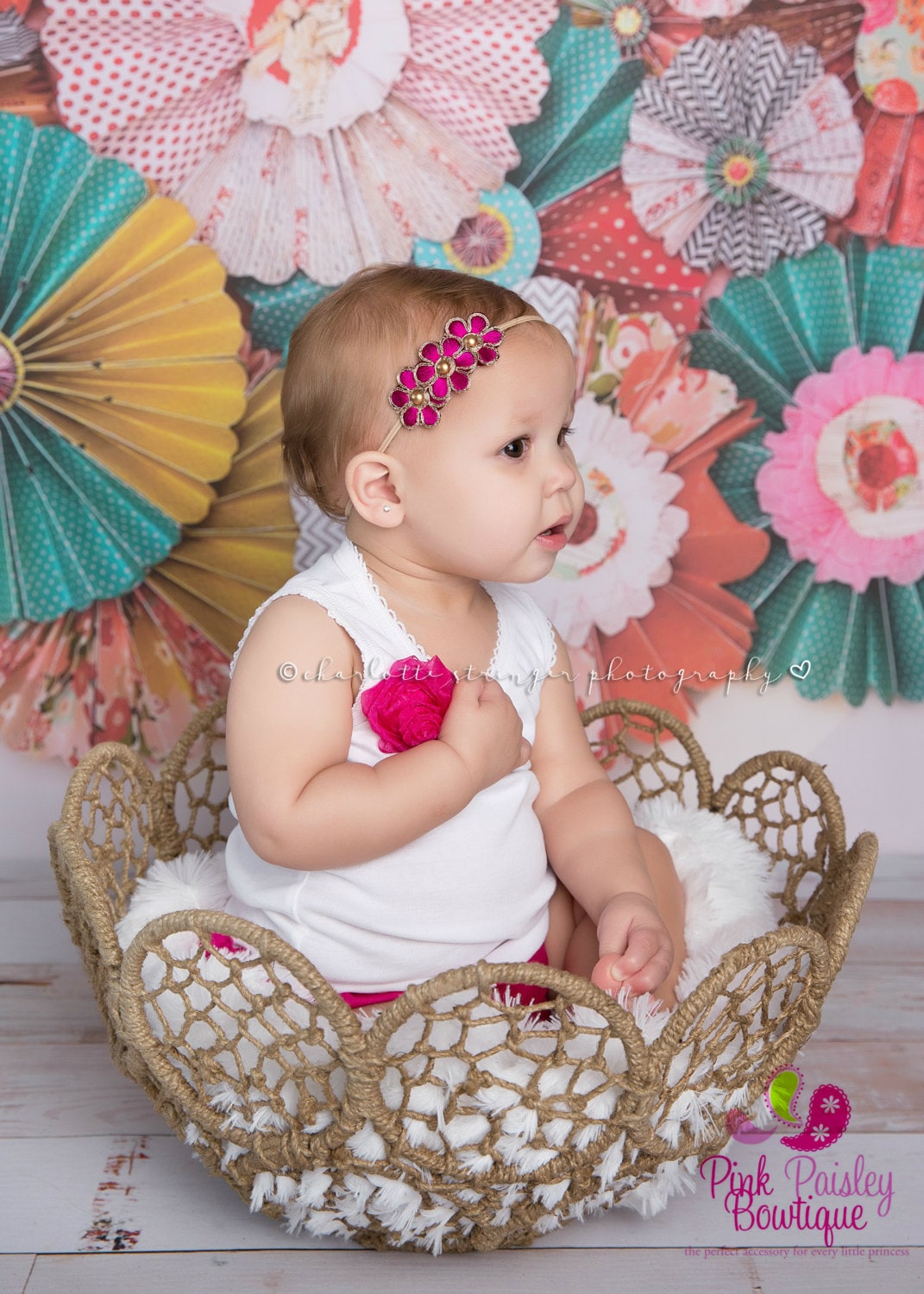 Blumen Baby Stirnband Wählen Sie Ihre Farbe, Girl Bow Blumen Baby Stirnband Wählen Sie Ihre Farbe, Girl Bow von Pinkpaisleybowtique