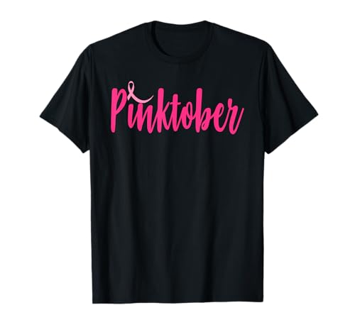 Pinktober Brustkrebs-Bewusstseinskur für Damen, inspiriert Damen T-Shirt Pinktober Brustkrebs-Bewusstseinskur für Damen, inspiriert Damen T-Shirt von Pinktober Feminine Pink Breast Cancer