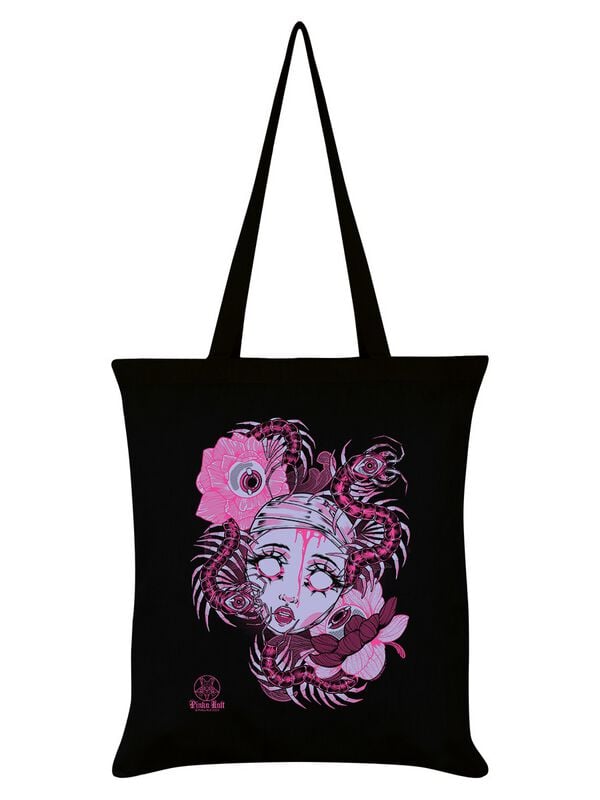 Pinku Kult - Gothic Stofftasche - Decay Black - schwarz von Pinku Kult