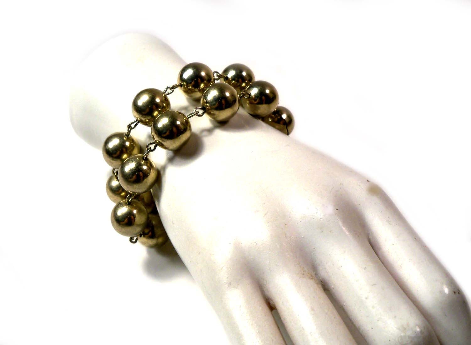 Jahrgang Marvella Armband Vintage 40Er Jahre Doppelstrang Gold Perlenarmband Jahrgang Marvella Armband Vintage 40Er Jahre Doppelstrang Gold Perlenarmband von PinkyAGoGo