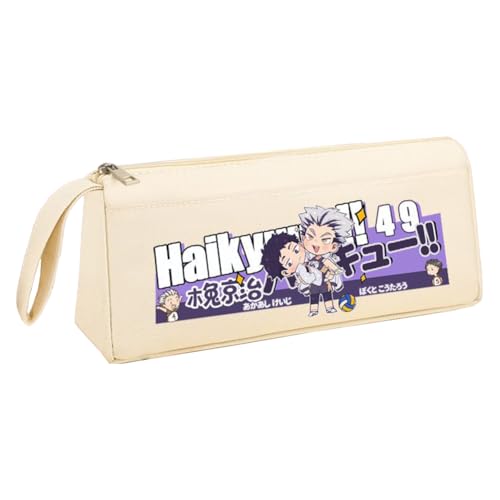 Anime Kozume Kenma Federmäppchen Shoyo Hinata Schreibwaren Organizerbox Tobio Kageyama Mäppchen Shoyo Hinata Große Kapazität Pencil Case Anime Kozume Kenma Federmäppchen Shoyo Hinata Schreibwaren Organizerbox Tobio Kageyama Mäppchen Shoyo Hinata Große Kapazität Pencil Case von Pinloo