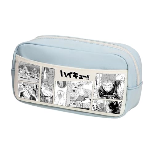 Anime Shoyo Hinata Federmäppchen Tobio Kageyama Schreibwaren Organizerbox Oikawa Tooru Federmäppchen Schulsaison Schulsachen für Studenten und Fans von Pinloo