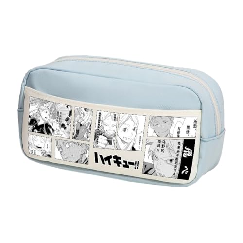 Anime Shoyo Hinata Federmäppchen Tobio Kageyama Schreibwaren Organizerbox Oikawa Tooru Federmäppchen Schulsaison Schulsachen für Studenten und Fans von Pinloo