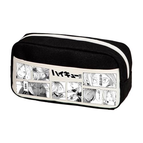 Anime Shoyo Hinata Federmäppchen Tobio Kageyama Schreibwaren Organizerbox Oikawa Tooru Federmäppchen Schulsaison Schulsachen für Studenten und Fans von Pinloo