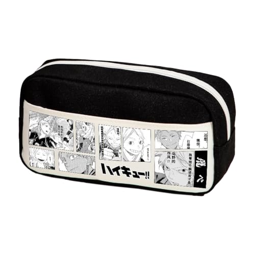 Anime Shoyo Hinata Federmäppchen Tobio Kageyama Schreibwaren Organizerbox Oikawa Tooru Federmäppchen Schulsaison Schulsachen für Studenten und Fans von Pinloo