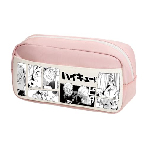 Anime Shoyo Hinata Federmäppchen Tobio Kageyama Schreibwaren Organizerbox Oikawa Tooru Federmäppchen Schulsaison Schulsachen für Studenten und Fans von Pinloo