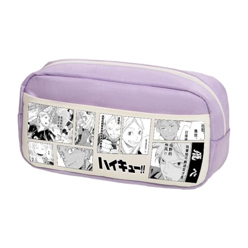 Anime Shoyo Hinata Federmäppchen Tobio Kageyama Schreibwaren Organizerbox Oikawa Tooru Federmäppchen Schulsaison Schulsachen für Studenten und Fans von Pinloo