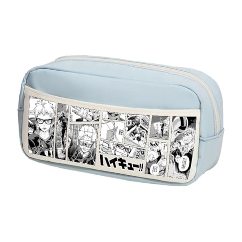 Anime Shoyo Hinata Federmäppchen Tobio Kageyama Schreibwaren Organizerbox Oikawa Tooru Federmäppchen Schulsaison Schulsachen für Studenten und Fans von Pinloo