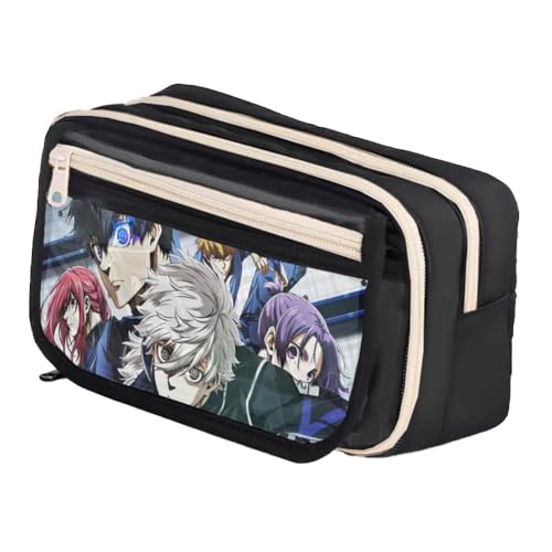 Bachira Meguru Federmäppchen Isagi Yoichi Mäppchen Rin Itoshi Schreibwaren Organizerbox Chigiri Hyoma Pencil Case Schulsaison Geschenke für Fans von Pinloo