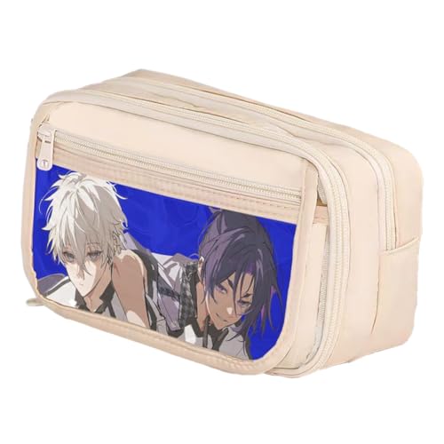 Bachira Meguru Federmäppchen Isagi Yoichi Mäppchen Rin Itoshi Schreibwaren Organizerbox Chigiri Hyoma Pencil Case Schulsaison Geschenke für Fans von Pinloo