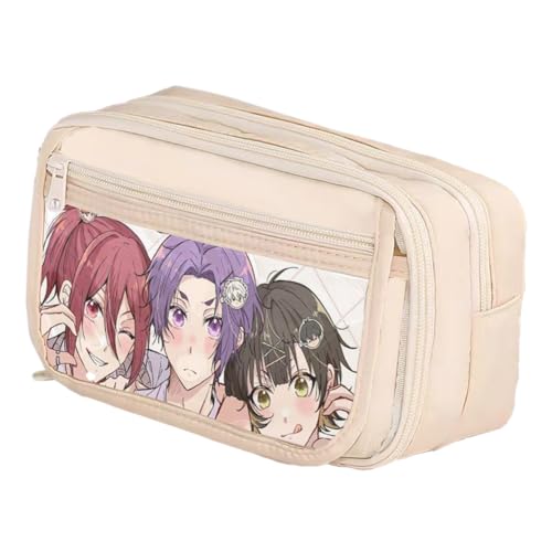 Bachira Meguru Federmäppchen Isagi Yoichi Mäppchen Rin Itoshi Schreibwaren Organizerbox Chigiri Hyoma Pencil Case Schulsaison Geschenke für Fans von Pinloo