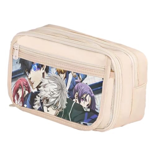 Bachira Meguru Federmäppchen Isagi Yoichi Mäppchen Rin Itoshi Schreibwaren Organizerbox Chigiri Hyoma Pencil Case Schulsaison Geschenke für Fans von Pinloo