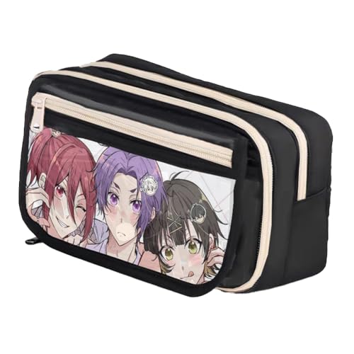 Bachira Meguru Federmäppchen Isagi Yoichi Mäppchen Rin Itoshi Schreibwaren Organizerbox Chigiri Hyoma Pencil Case Schulsaison Geschenke für Fans von Pinloo