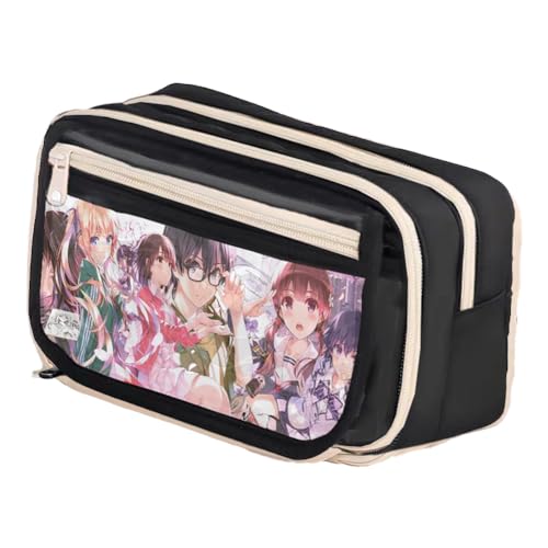 Katou Megumi Federmäppchen Katou Megumi Mäppchen Cartoon Charakter Schreibwaren Organizerbox Anime Mädchen Pencil Case Schreibwaren für Studenten von Pinloo