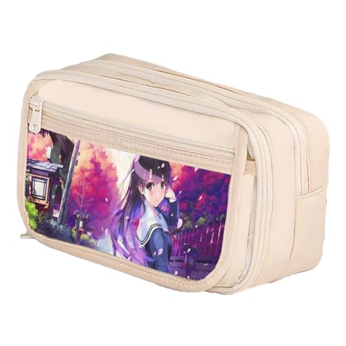 Katou Megumi Federmäppchen Katou Megumi Mäppchen Cartoon Charakter Schreibwaren Organizerbox Anime Mädchen Pencil Case Schreibwaren für Studenten von Pinloo