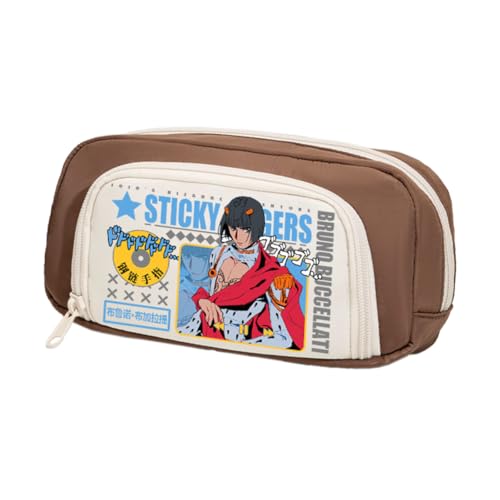 Kira Yoshikage Federmäppchen Star Platinum Mäppchen Dio Brando Schreibwaren Organizerbox Joseph Joestar Pencil Case Schulsaison Schreibwaren für Studenten von Pinloo
