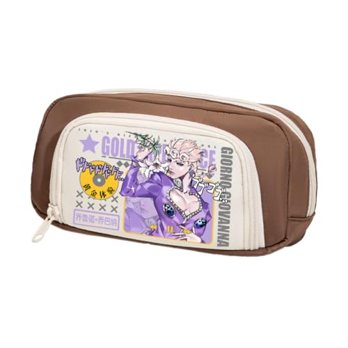 Kira Yoshikage Federmäppchen Star Platinum Mäppchen Dio Brando Schreibwaren Organizerbox Joseph Joestar Pencil Case Schulsaison Schreibwaren für Studenten von Pinloo